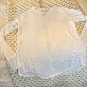 Free People We the Free Long Sleeve Top with thumb holes NWT